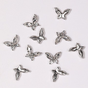 🎀日韓爆款🎀 2025新年美甲蝴蝶鑽飾品飾品網新款網紅珍珠芭蕾新娘指甲