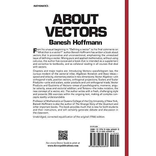 About Vectors (Dover Books on Mathematics)