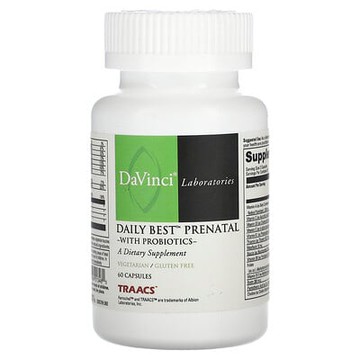 DaVinci Laboratories, 日常特佳產前益生菌，60 粒膠囊