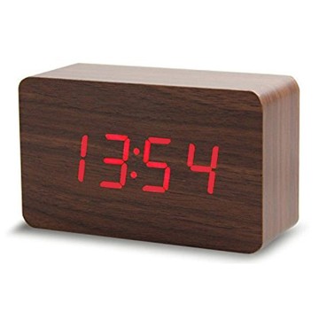 [家速配]木製創意鬧鐘 TW-8786