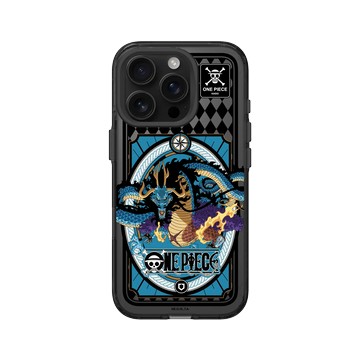 iPhone 16 Pro Clear (相機按鈕) 酷墨灰 - 航海王 One Piece - 龍形態 - 百獸海道