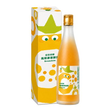 即飲醋 【THIS味販賣部】日日好酵 鳳梨康普酵素600mlx1瓶(禮盒)