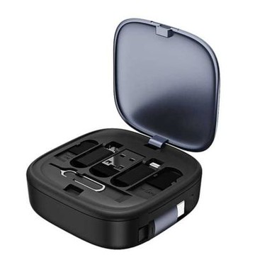 【禾統】 60W五合一多功能伸縮數據線組、快充充電線、超強伸縮功能、一盒多用、重量輕巧方便攜帶