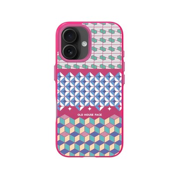 iPhone 16 Clear 粉漾桃 - 老屋顏 Old House Face - 馬賽克拼貼