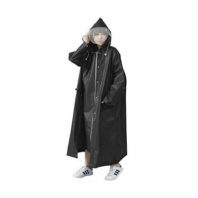 Dmyvtel 21最新版 レインコート 二重つば ポケット2個 メンズ レディース レインポンチョ ロング丈のおしれな 通販 Lineポイント最大get Lineショッピング