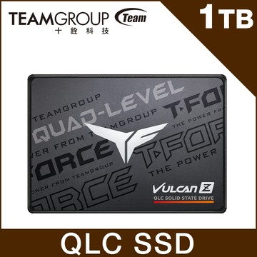 TEAM 十銓 電競VULCANZQ 1TB 2.5吋 SATAIII SSD 固態硬碟