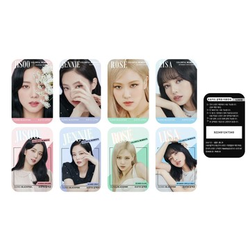 ⭐韓國代購正版⭐BLACKPINK 美瞳三代代言同款小卡PVC材質Jisoo Jennie Rose Lisa