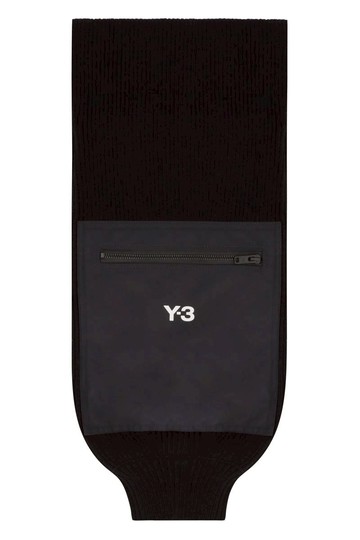 Y-3 Adidas Knitted Wool Scarf