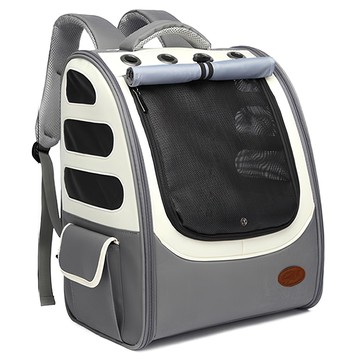 Space Cat 三面通風寵物後背包  1入  灰色  42 x 33 x 27 厘米