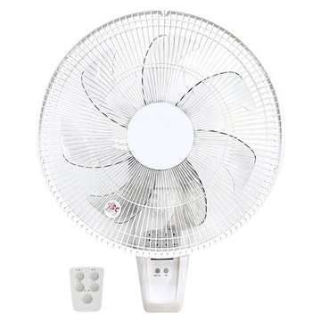 Qlife 質森活 14吋DC省電遙控純白美型壁扇 Q大白 台灣製造  WF313Q