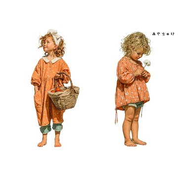 【4 月新品 2】08-122-0092 人物貼紙 鄉村女孩