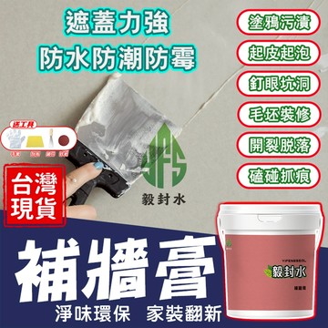 ❤️隔日送達 全台比品質❤️補土#批土補牆膏 防水 防潮 牆面修補膏 裂縫修復牆壁修補膏 原子灰 壁癌修補 粉光膏