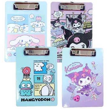 小禮堂 Sanrio 三麗鷗 A5紙板夾 人魚漢頓 大耳狗 酷洛米