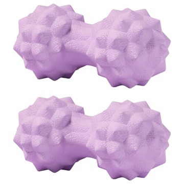 MICHAEL FITNESS 麥克健身 4D花生球 2個 浮點按摩球 筋膜放鬆 全身按摩  丁香紫