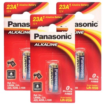 Panasonic 台灣公司貨 汽車遙控器電池23A  3顆  1入