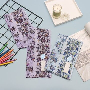 京都抗UV圍巾-TOIRO-更紗(藍/紫)