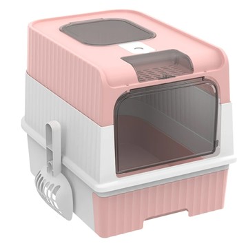 Kiyodo 抽屜式貓砂盆 附鏟  49 x 35 x 37cm  混合顏色  1組