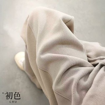 初色 簡約休閒寬鬆加絨保暖垂墜鬆緊高腰直筒闊腿褲寬褲長褲-共3色-17712(M-XL可選)