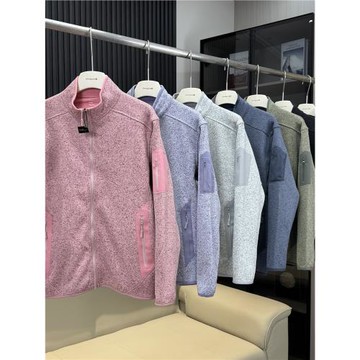 鳥家訂單！戶外山系男女款機能風抓絨衣保暖加絨立領夾克運動外套