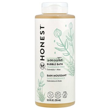 The Honest Company, 抗敏感，泡泡浴，無香，12 液量盎司（355 毫升）