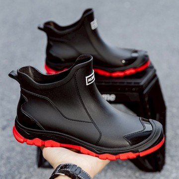 JUBANG現貨免運🔥36-48大碼 雨鞋 男女低筒防水鞋 雨靴 雨鞋 涉水鞋 橡膠防滑短筒雨鞋 防水防油 防水靴廚師鞋