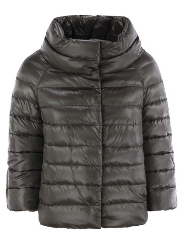 Herno Mini Cape With Jewelled Sleeves