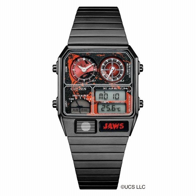 CITIZEN レコードレーベル JG2138-60Z JAWS（ジョーズ）モデル