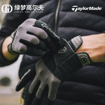 TaylorMade泰勒梅高爾夫手套男女士透氣舒適耐磨golf雙手手套