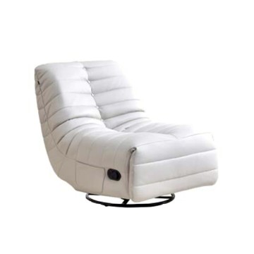 【obis】Larik毛毛蟲電動旋轉搖椅(單人沙發 電動沙發)米白