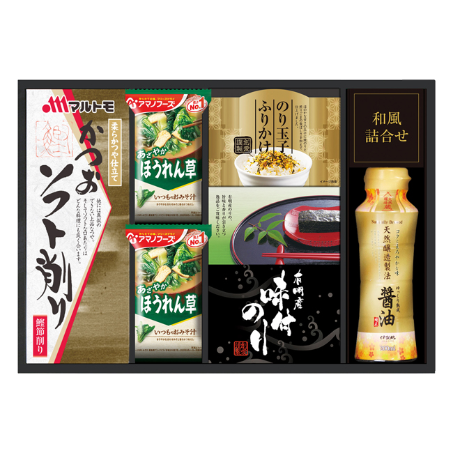 内祝い　食品｜30％OFF｜アマノフリーズドライみそ汁＆食卓詰合せ　No.25　※消費税・8％｜お祝いのお返し