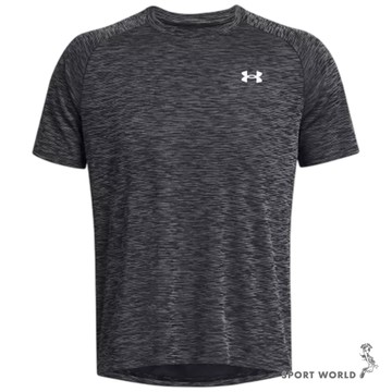 Under Armour UA 短袖上衣 男裝 排汗 黑【運動世界】1382796-001