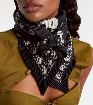 McQueen Skull silk scarf