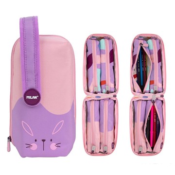 【MILAN】隨行畫筆袋著走 小動物系列_小兔子4口生日畢業聖誕禮物