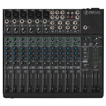 Mackie 1402VLZ4 14-Channel Compact Mixer with G-MIXERBAG-1515 Padded Nylon Mixer Equipment Bag ＆ PB-S3410 3.5 mm Stereo Breakout Cable, 10 feet Bundl