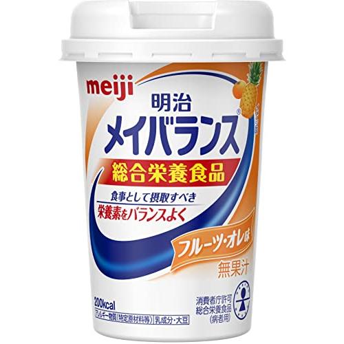 明治 メイバランス Miniカップ フルーツ・オレ味 125ml×12本