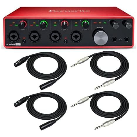 Focusrite Scarlett 18i8 3rd Gen 18x8 USB Audio Interface Bundle