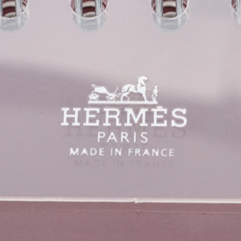 エルメス HERMES レフィル ノート 小物 ペーパー ボルドー クリア オフ ...