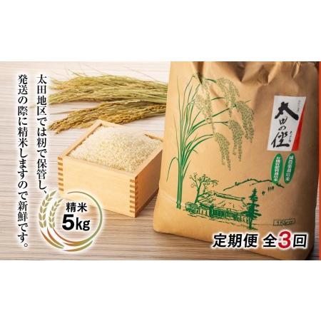 ふるさと納税 『太田のちから』5kg　減農薬栽培・有機質肥料栽培のコシヒカリ 和歌山県那智勝浦町