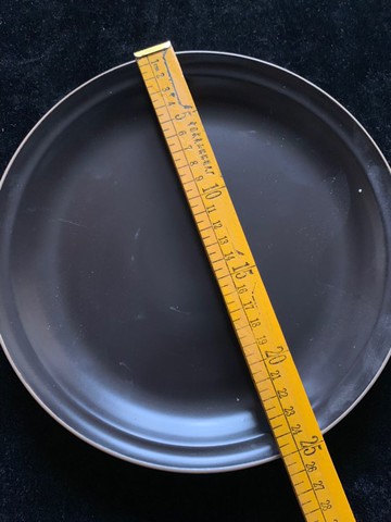 皇冠棕色菜盤直徑25厘米飯碗餐具圓形沙拉盤陶瓷餐盤出口熱銷促特