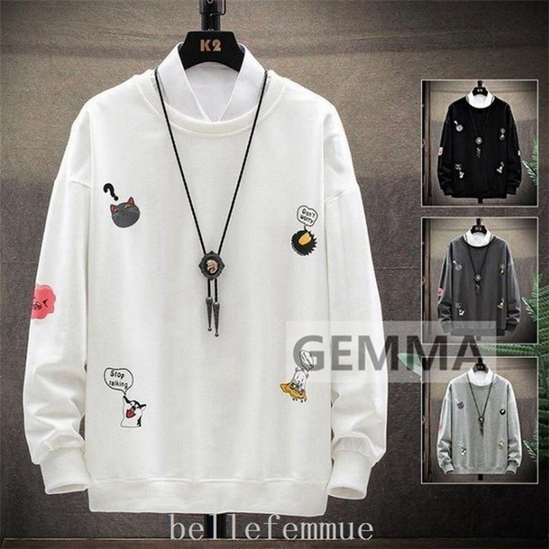 パーカーメンズトップス長袖パーカー薄手フードなしパーカー秋tシャツおしゃれゆったりカジュアル運動猫動物柄メンズパーカー春物 通販 Lineポイント最大0 5 Get Lineショッピング