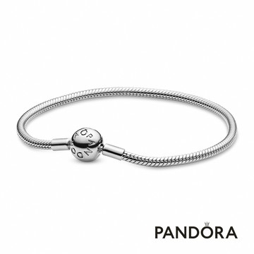 [客製化卡片]送禮首選｜收禮人可自選規格【Pandora官方直營】Moments經典蛇型手鏈-925銀。生日禮物。情人節禮物