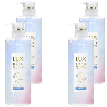 LUX 麗仕 Bath Glow 保濕亮澤洗髮精  490g  4瓶