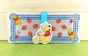 【震撼精品百貨】Winnie the Pooh 小熊維尼 筆盒-草莓 震撼日式精品百貨