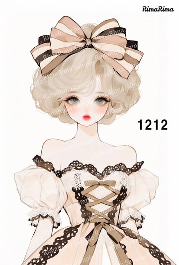 1212 原創貼紙 原創人物貼紙 貼紙 標籤 りまりま RimaRima