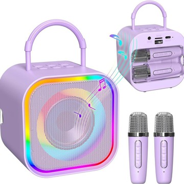 【利專保護】亞馬遜藍牙音箱K歌音響無線麥克風帶話筒唱歌卡拉OK【Snowbelle優選】