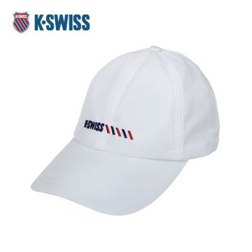 K-SWISS 吸排運動帽 24SS PRFORMANCE CAP2 機能帽 男女 白色 C3390-100