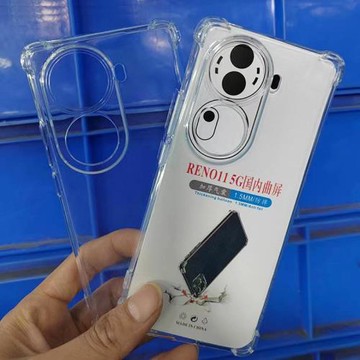 全包oppo reno11手機殼reno11pro保護套K11透明軟殼reno9加厚氣囊防摔適用1.5MM膠套膠殼外殼5G