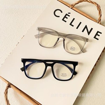 防藍光抗輻射TR眼鏡女可配近視韓版潮圓臉素顏神器平光眼睛框鏡架