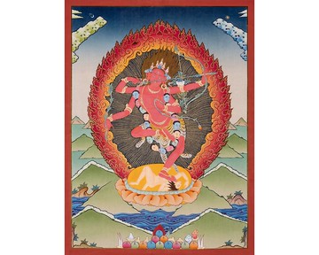 傳統庫魯康拉唐卡 - 賦予存在感