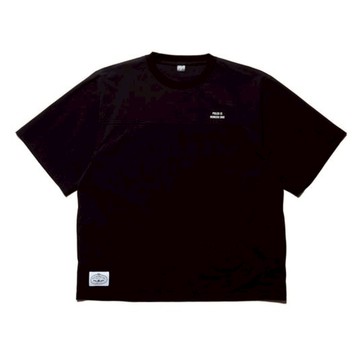 日本限定 POLER STRETCH RIP NYLON BAGGY  戶外工裝風彈性抗撕裂尼龍休閒上衣 / 時尚寬版 / 黑色